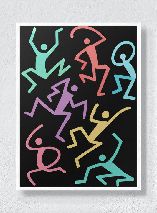 DANCE LANGUAGE - White Frame
