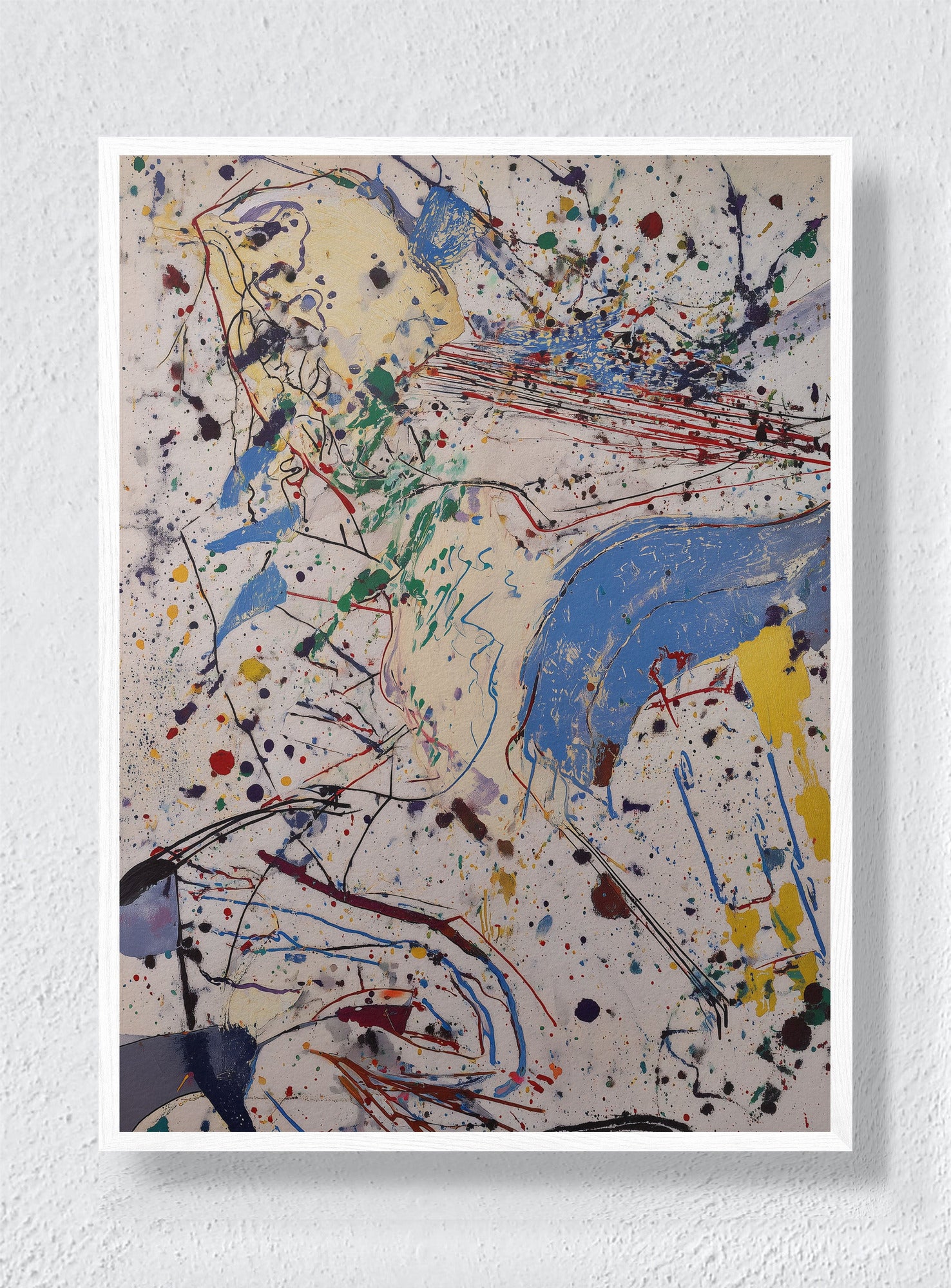KINETIC SPLATTER - White Frame