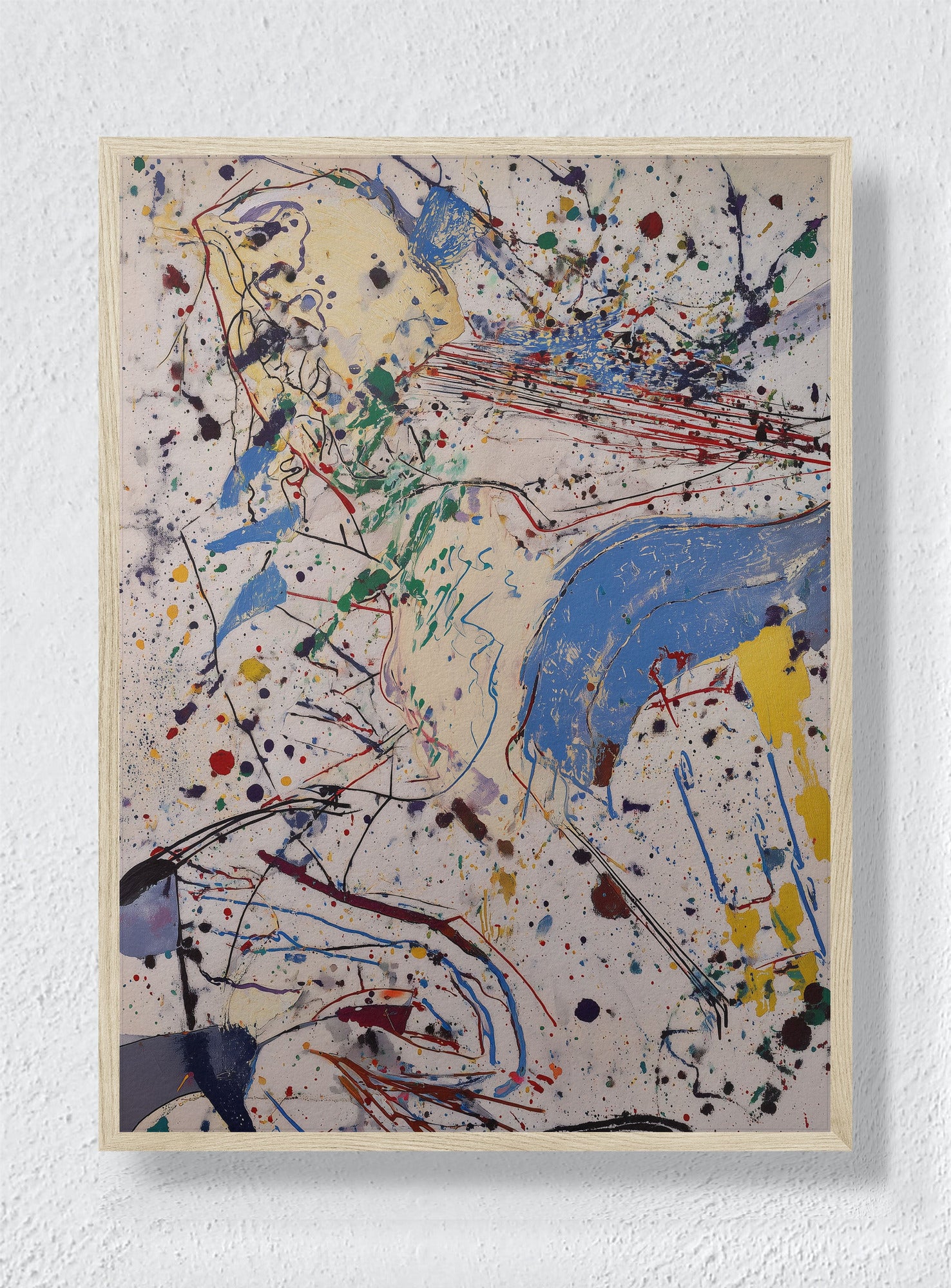 KINETIC SPLATTER - Natural Frame
