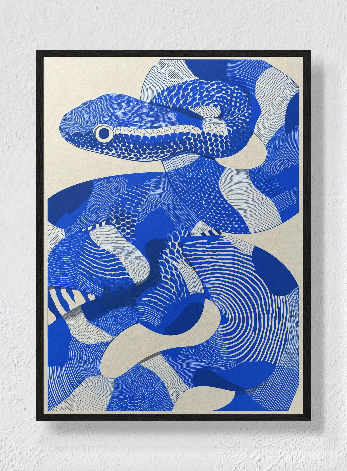 COILED LABYRINTH - Black Frame