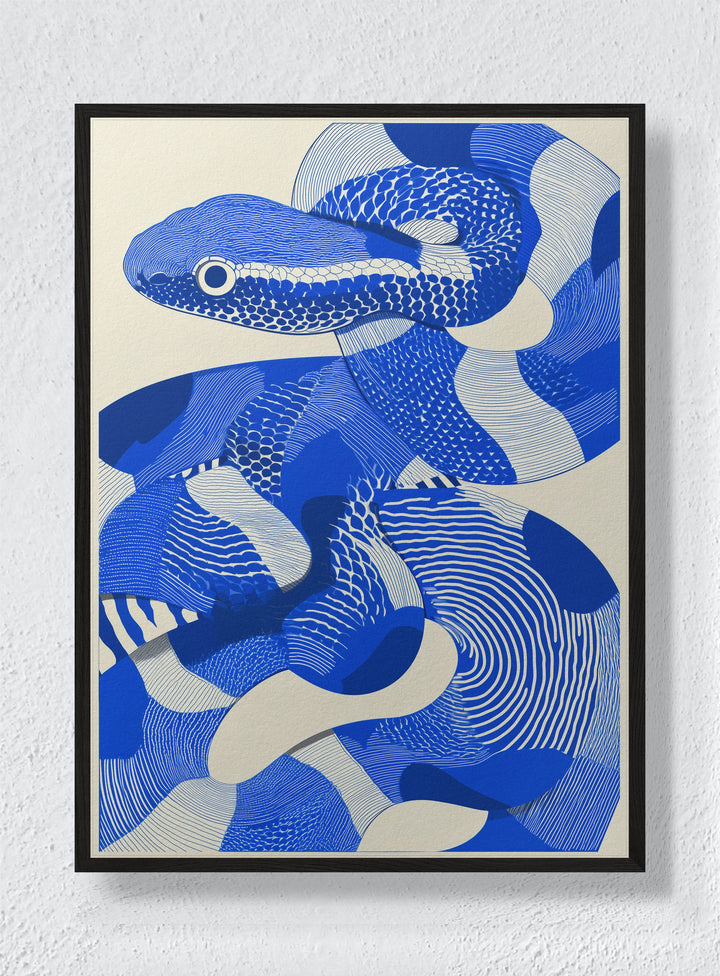 COILED LABYRINTH - Black Frame