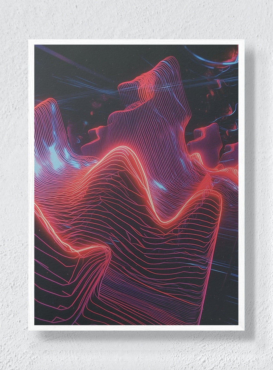 SILK AND SHARD - White Frame