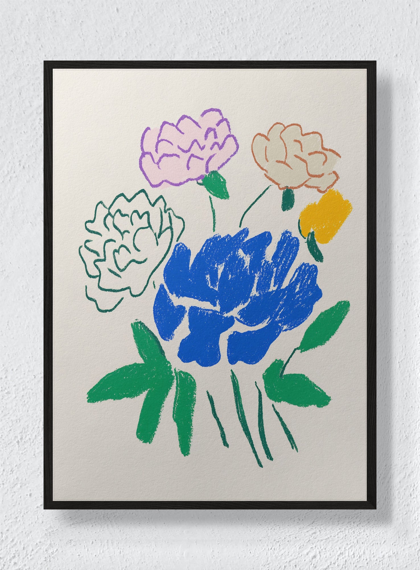 NAIVE BOTANICA - Black Frame
