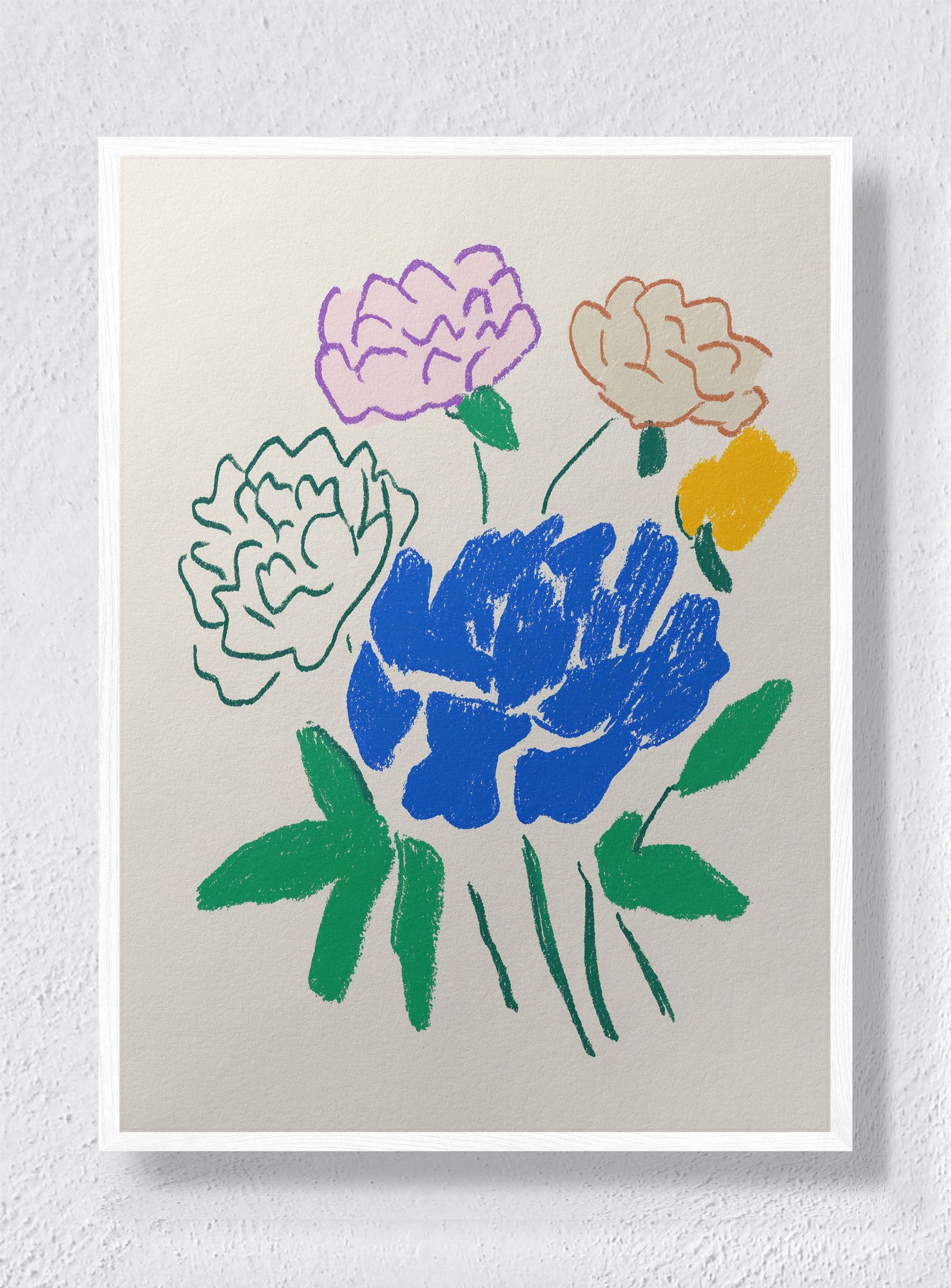 NAIVE BOTANICA - White Frame