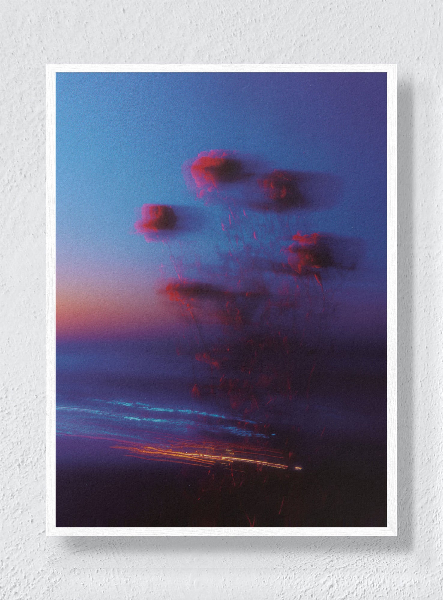 TWILIGHT TREMORS - White Frame