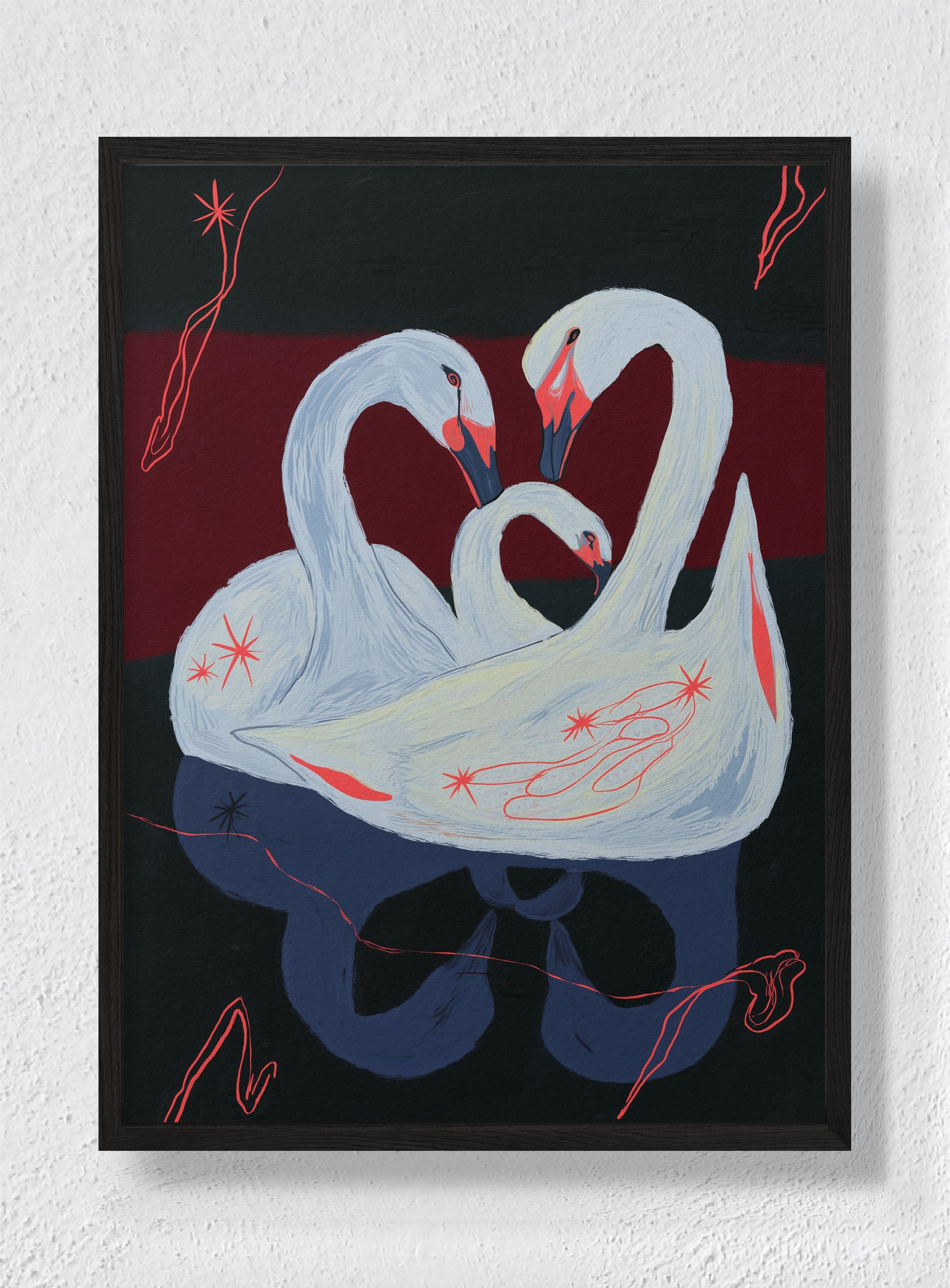 CELESTIAL EMBRACE - Black Frame