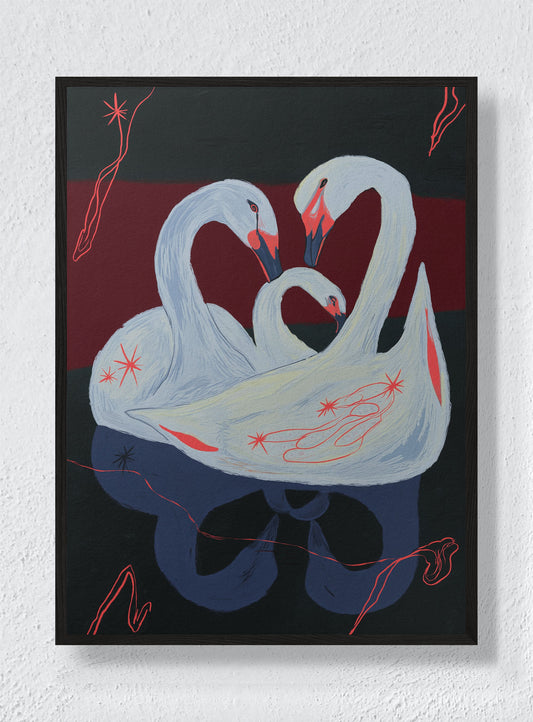 CELESTIAL EMBRACE - Black Frame