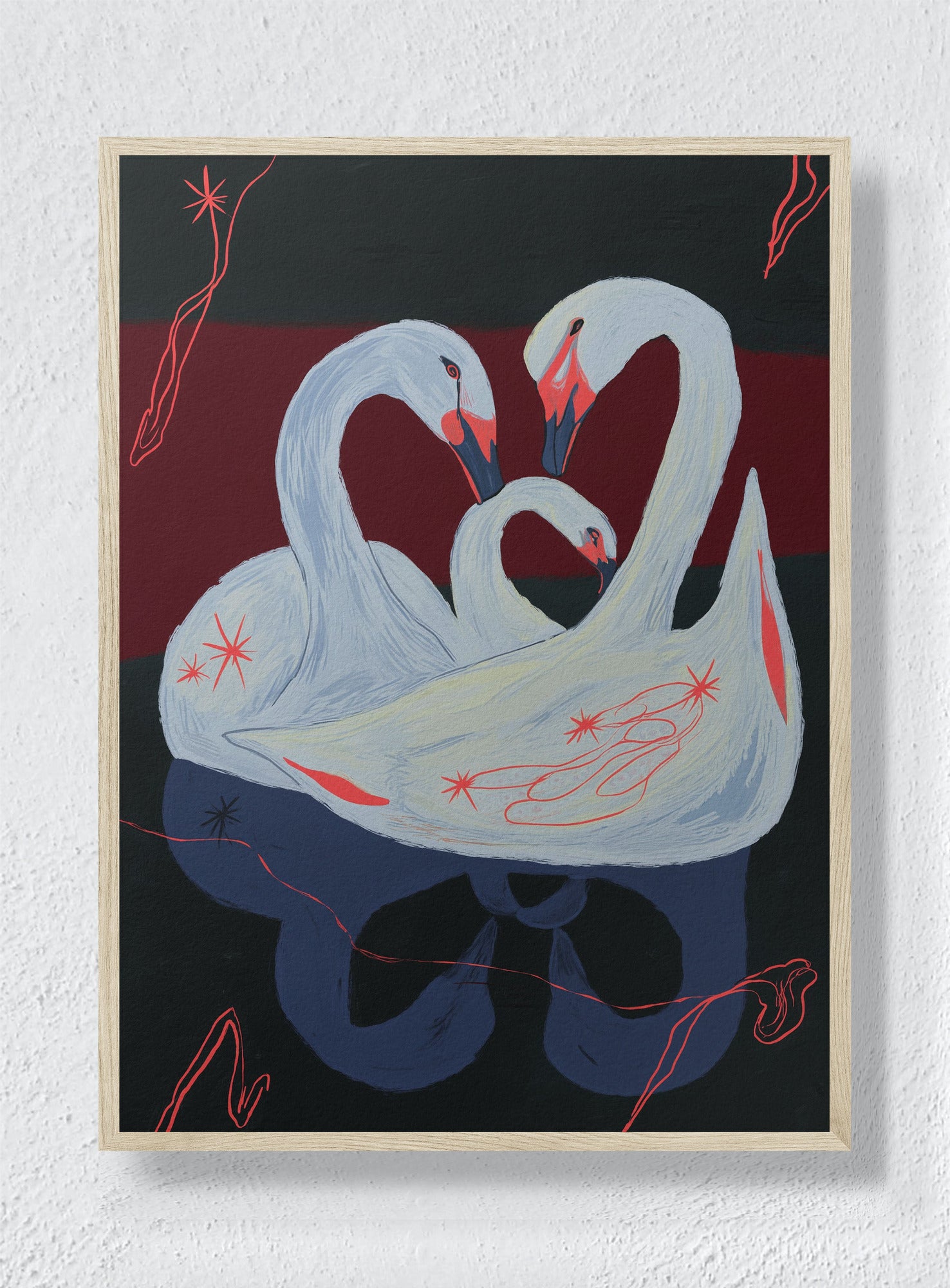 CELESTIAL EMBRACE - Natural Frame
