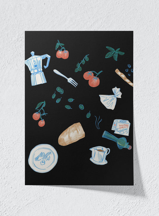 THE CULINARY COMPASS - Unframed