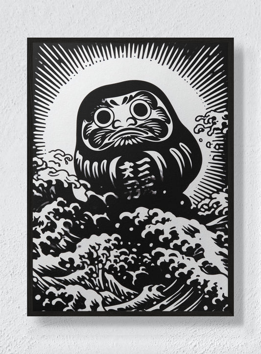 DARUMA'S VOYAGE - Black Frame