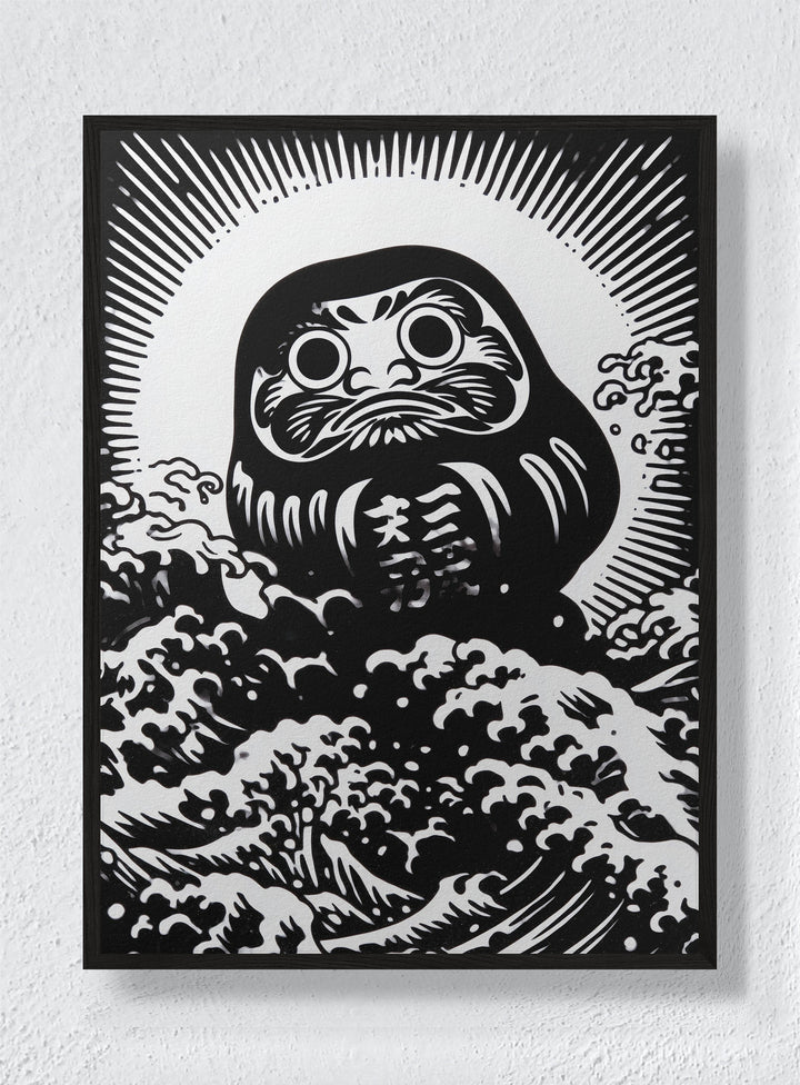 DARUMA'S VOYAGE - Black Frame