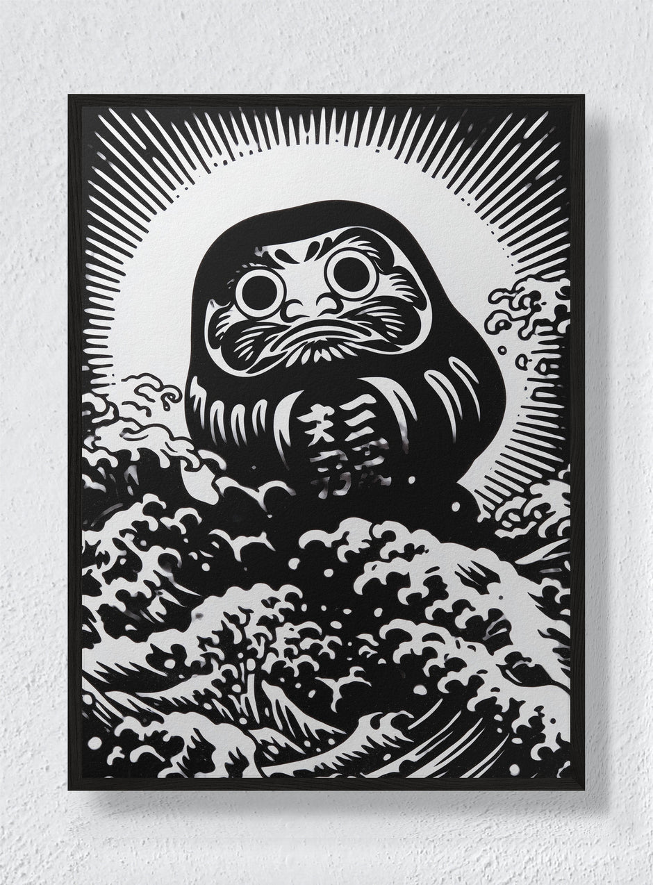 DARUMA'S VOYAGE - Black Frame