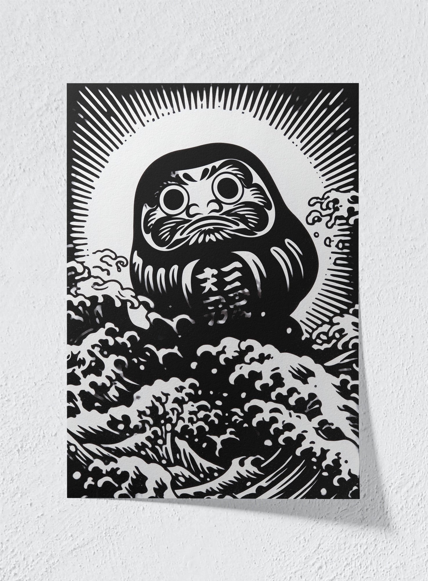 DARUMA'S VOYAGE - Unframed