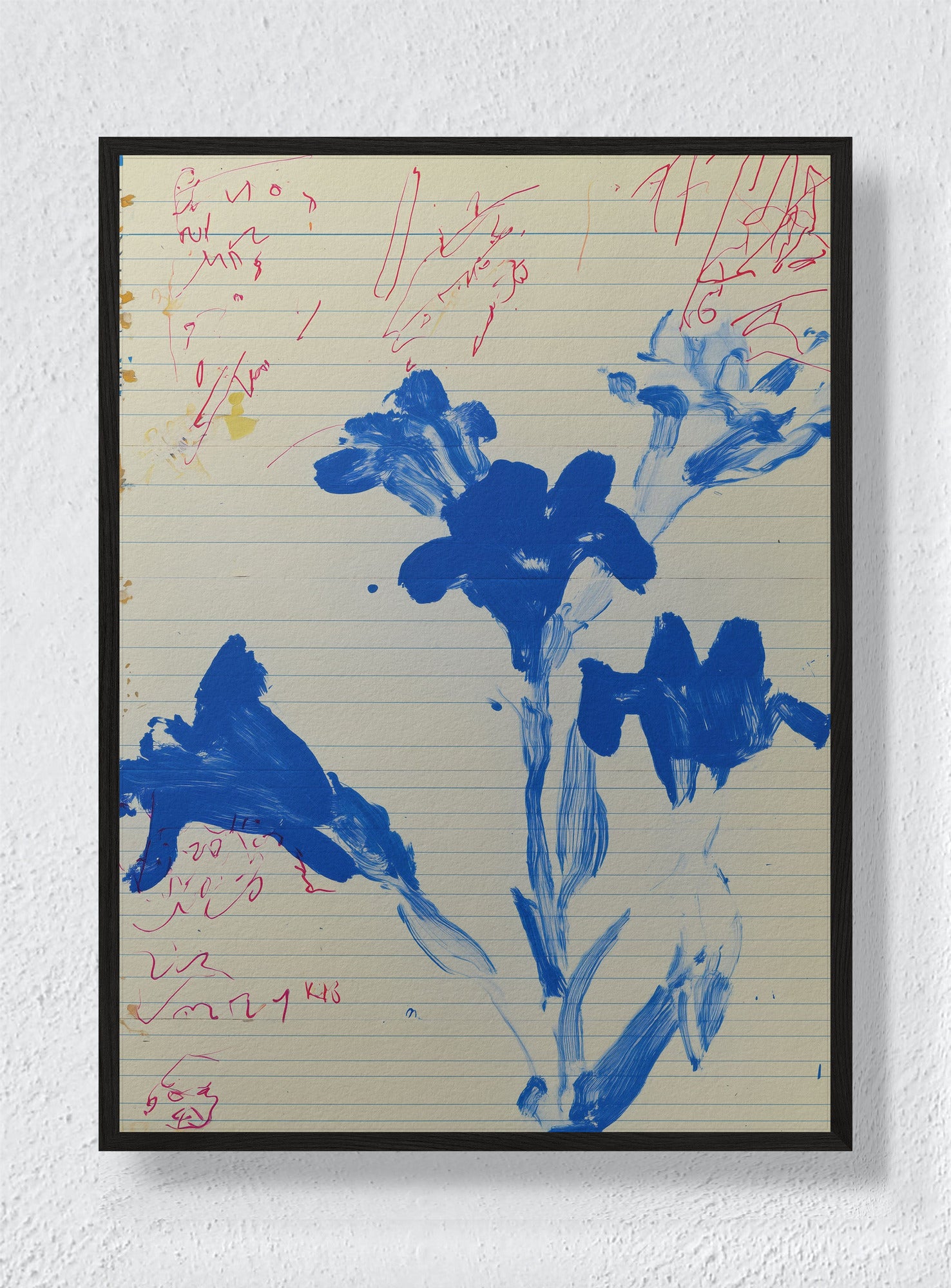 MARGINALIA BLOOMS - Black Frame