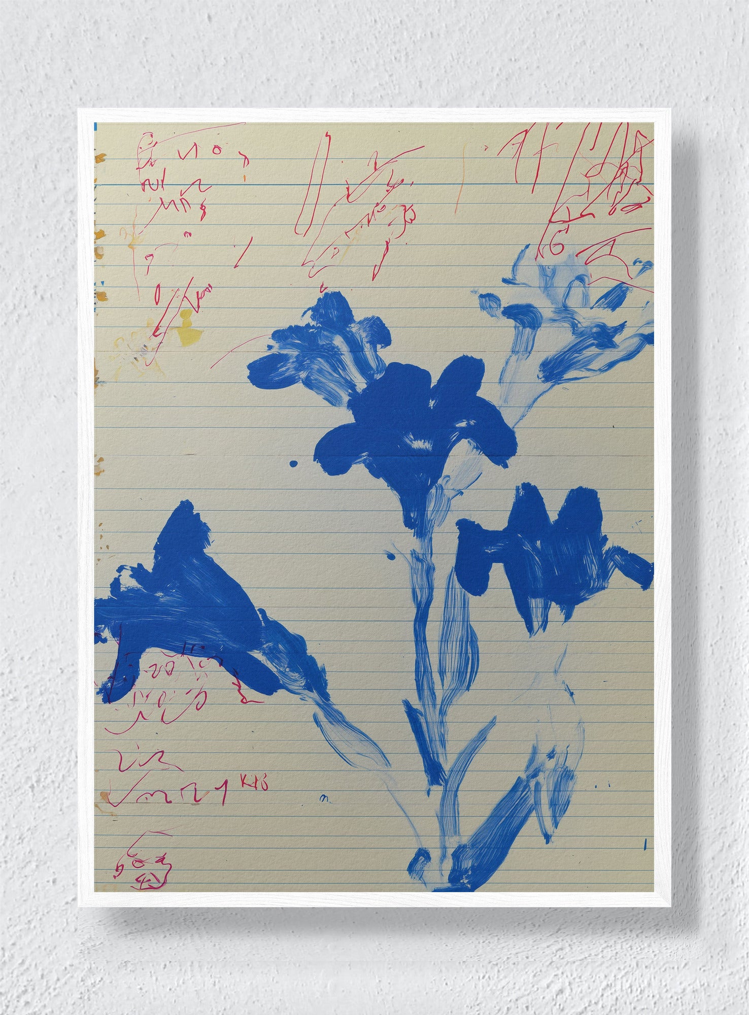MARGINALIA BLOOMS - White Frame