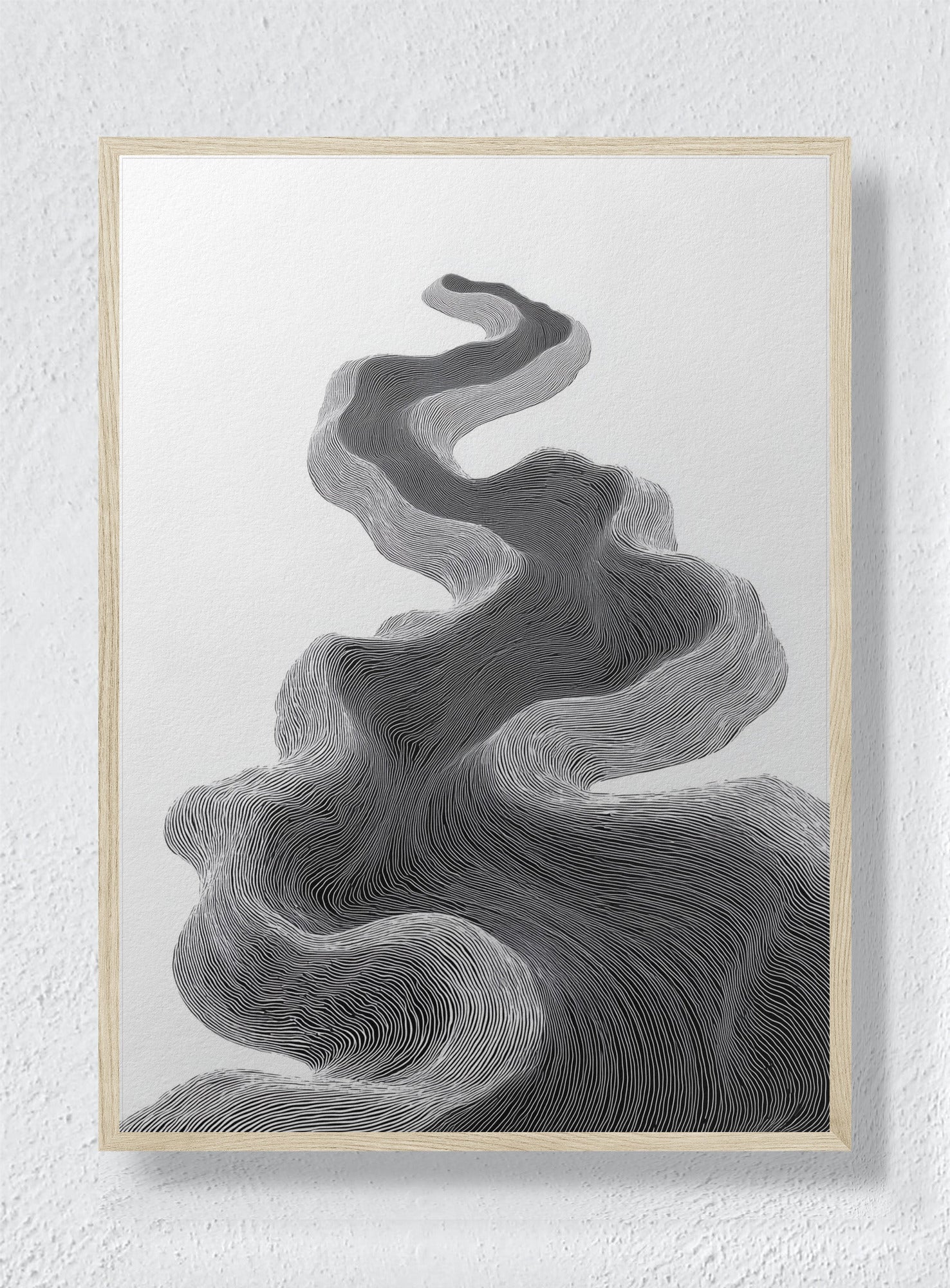 TOPOGRAPHIC FLOW - Natural Frame