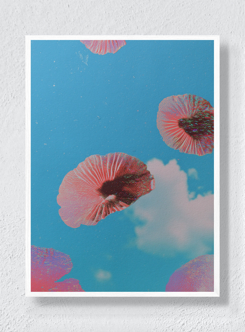 OBLIQUE HORIZON - White Frame
