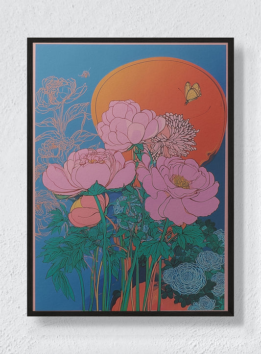 PEACE IN NATURE - Black Frame