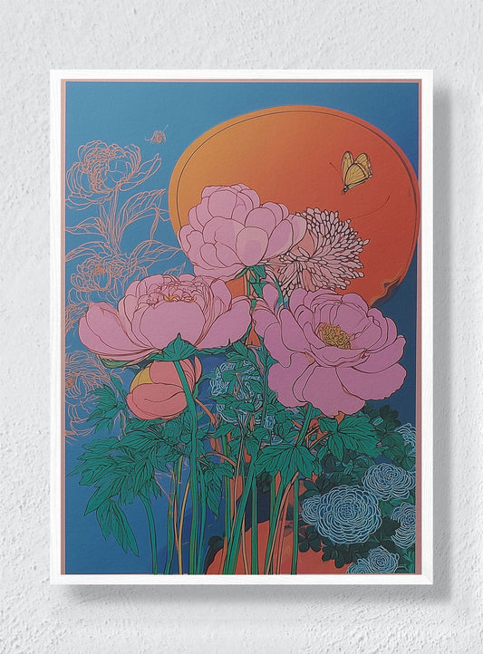 PEACE IN NATURE - White Frame