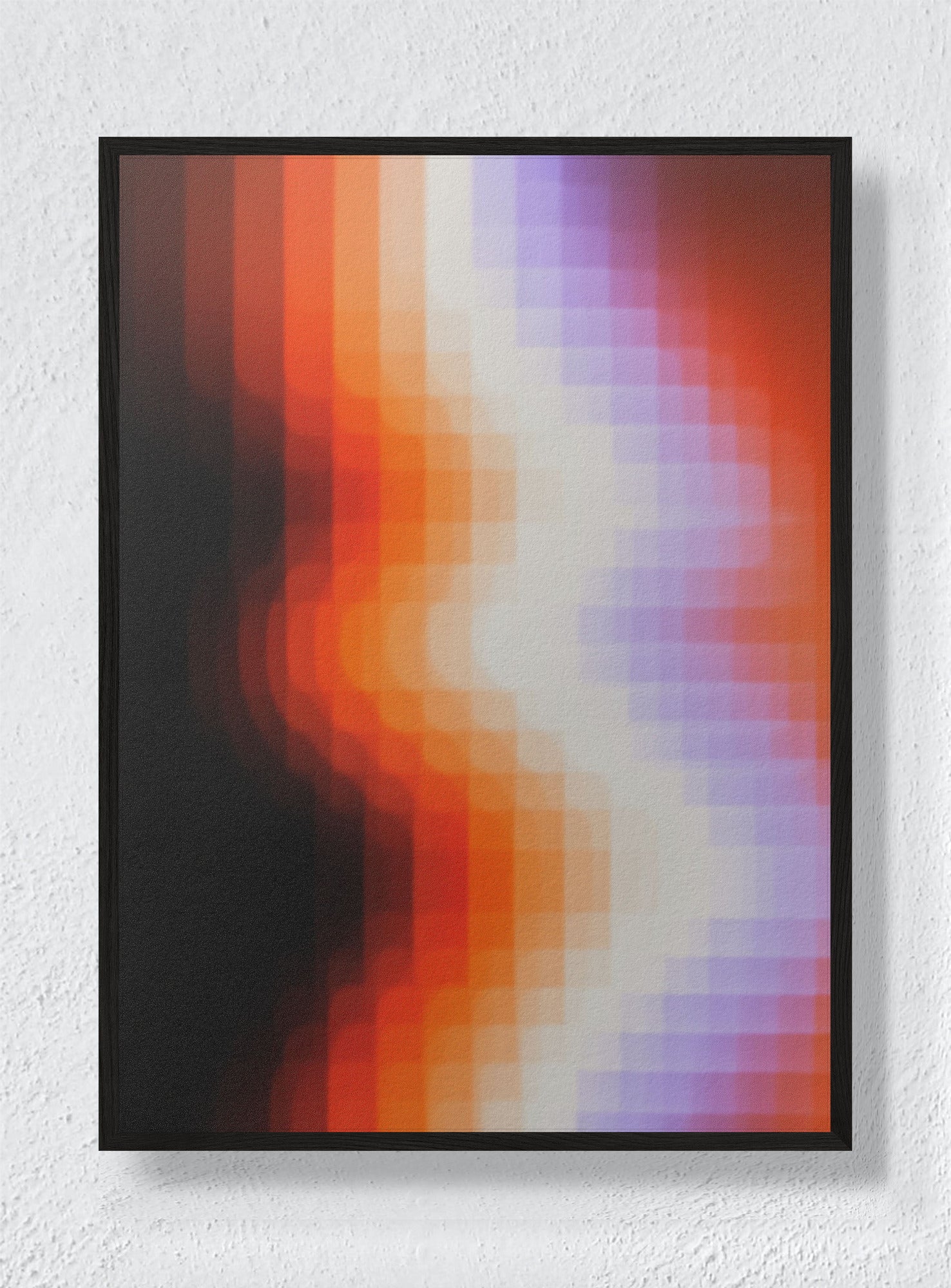 RAINBOW IN REPOSE - Black Frame