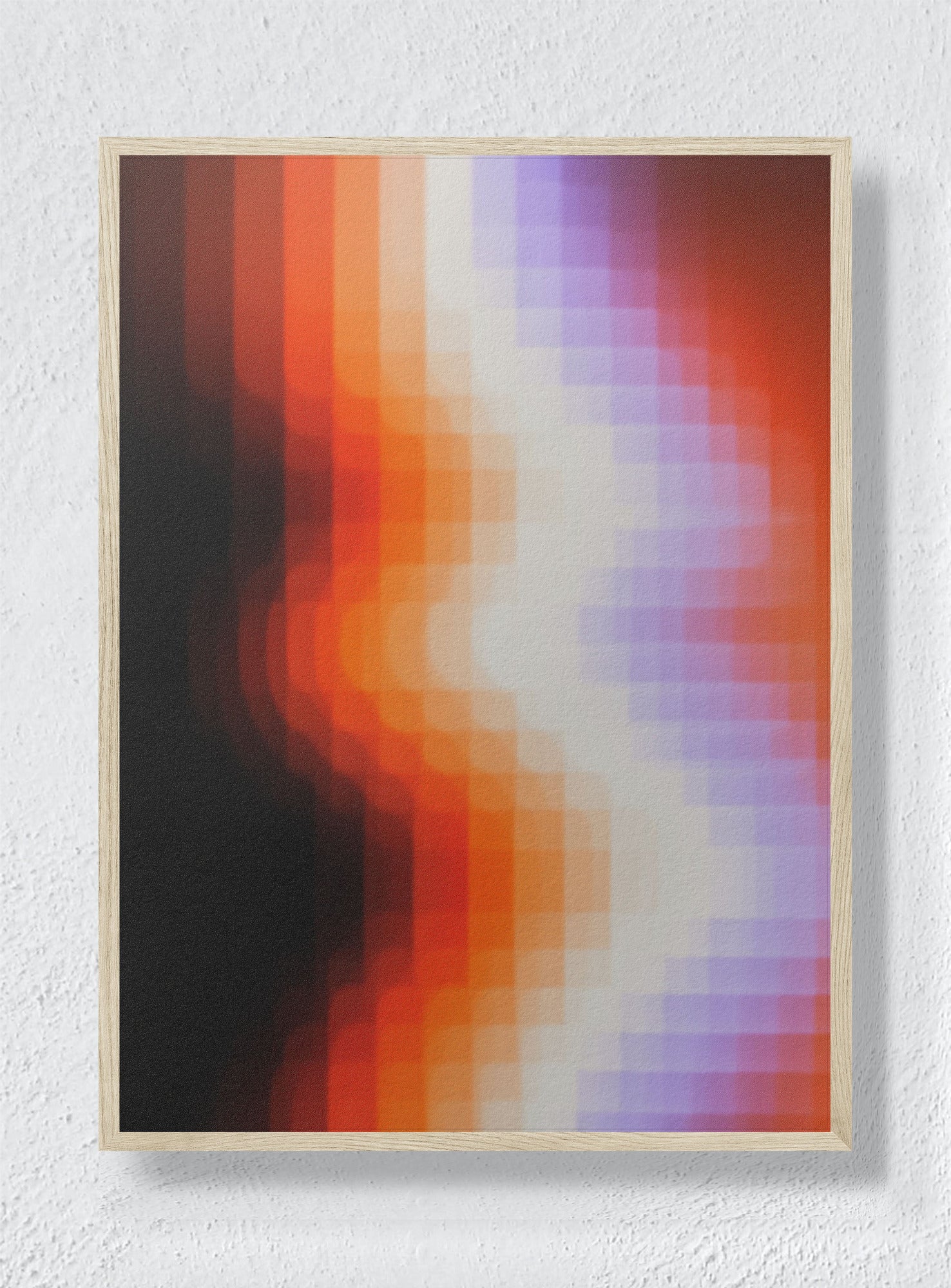 RAINBOW IN REPOSE - Natural Frame