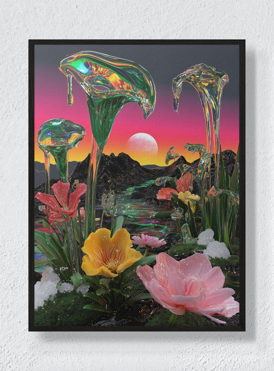 TANGLED ORIGAMI - Black Frame