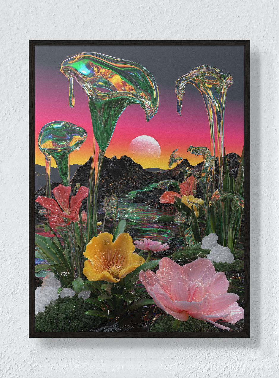 TANGLED ORIGAMI - Black Frame