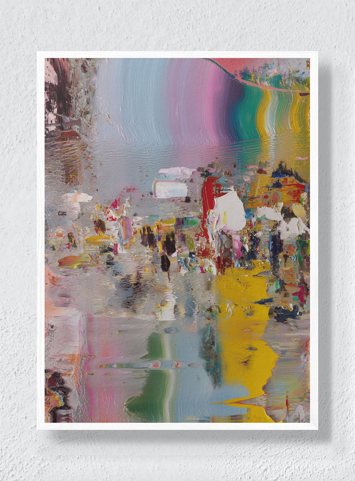 THE ART OF SPLITTING SOFTLY - White Frame