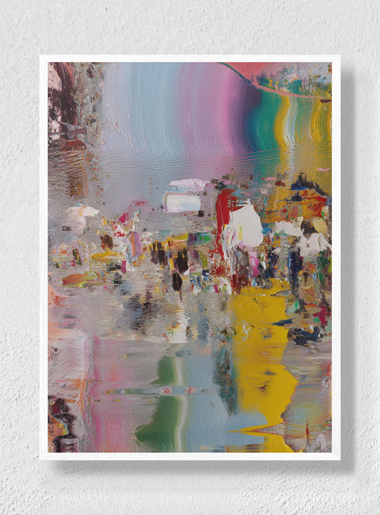 THE ART OF SPLITTING SOFTLY - White Frame