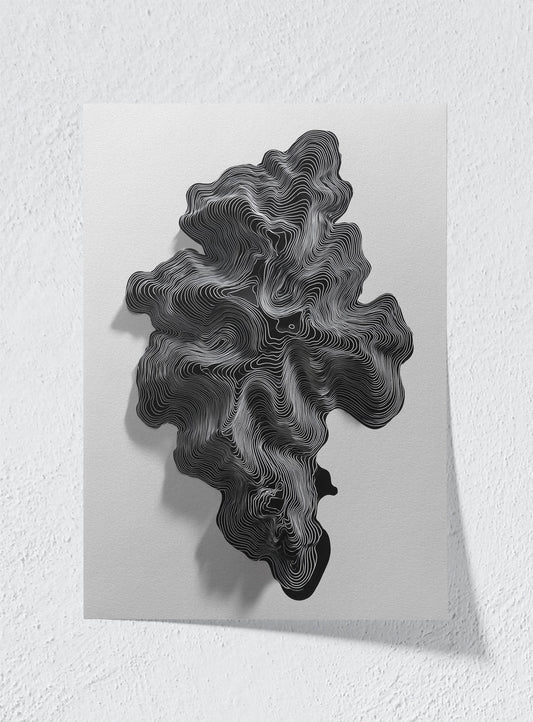 DESERT CURVE - Unframed