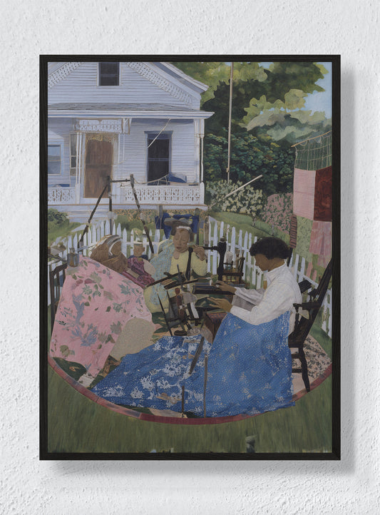 TWO WOMEN AND A WARM DAY - Black Frame