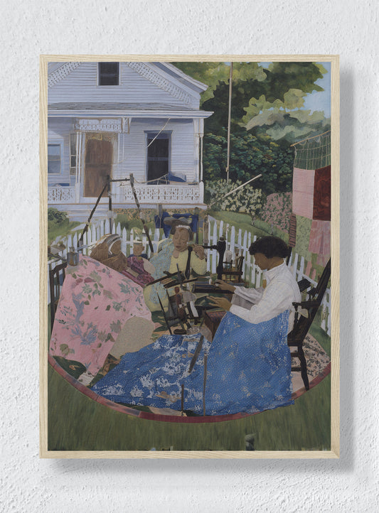 TWO WOMEN AND A WARM DAY - Natural Frame