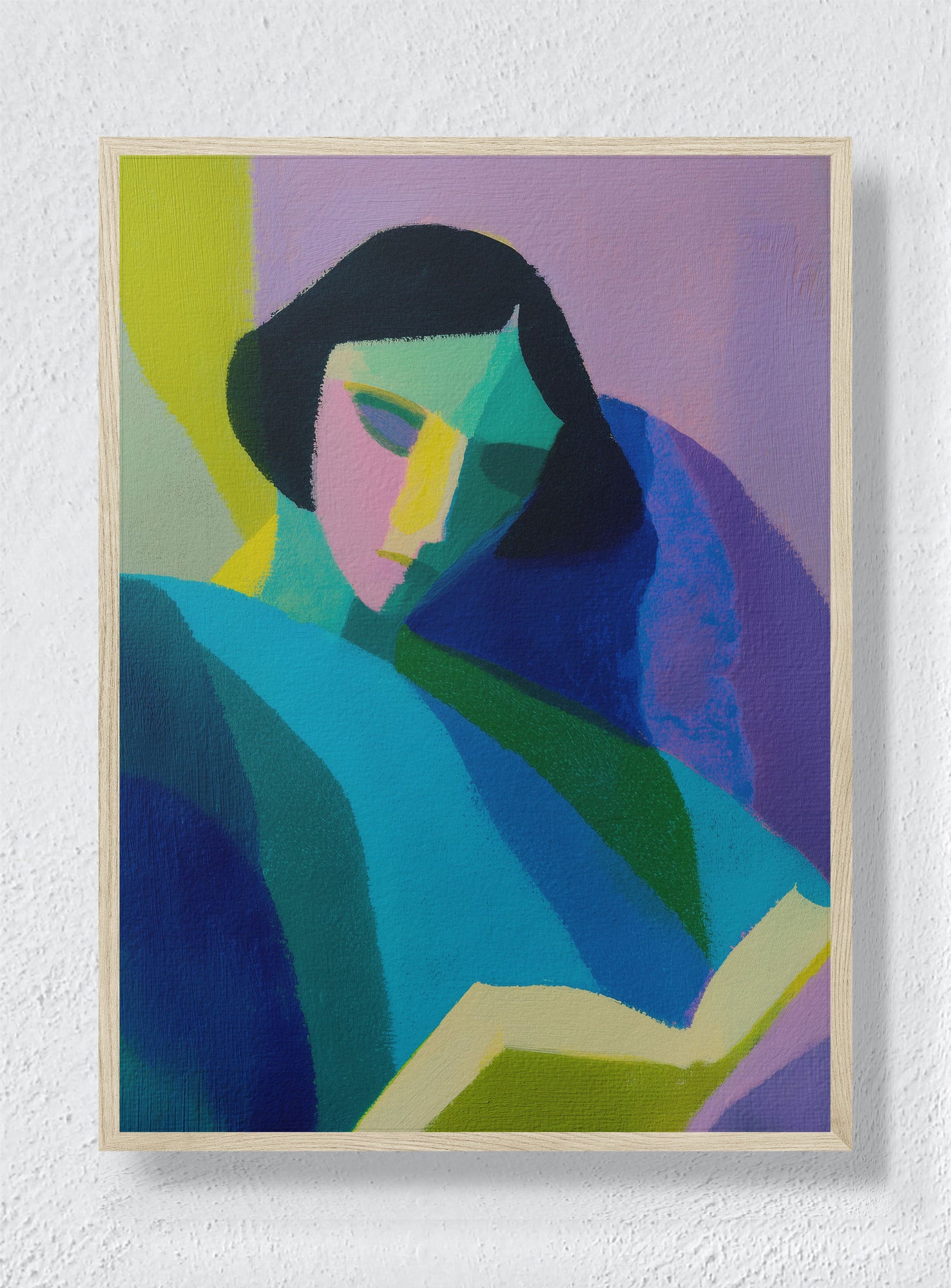 PORTRAIT OF A BOOK - Natural Frame
