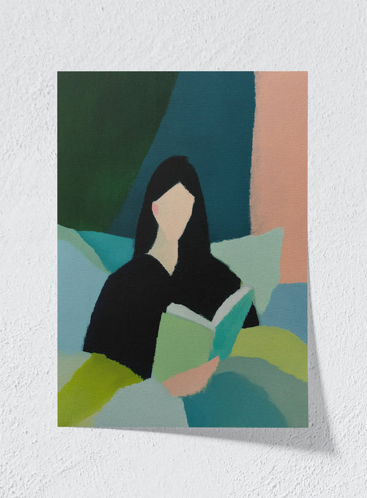 RESTFUL STUDY IN PASTEL - Unframed