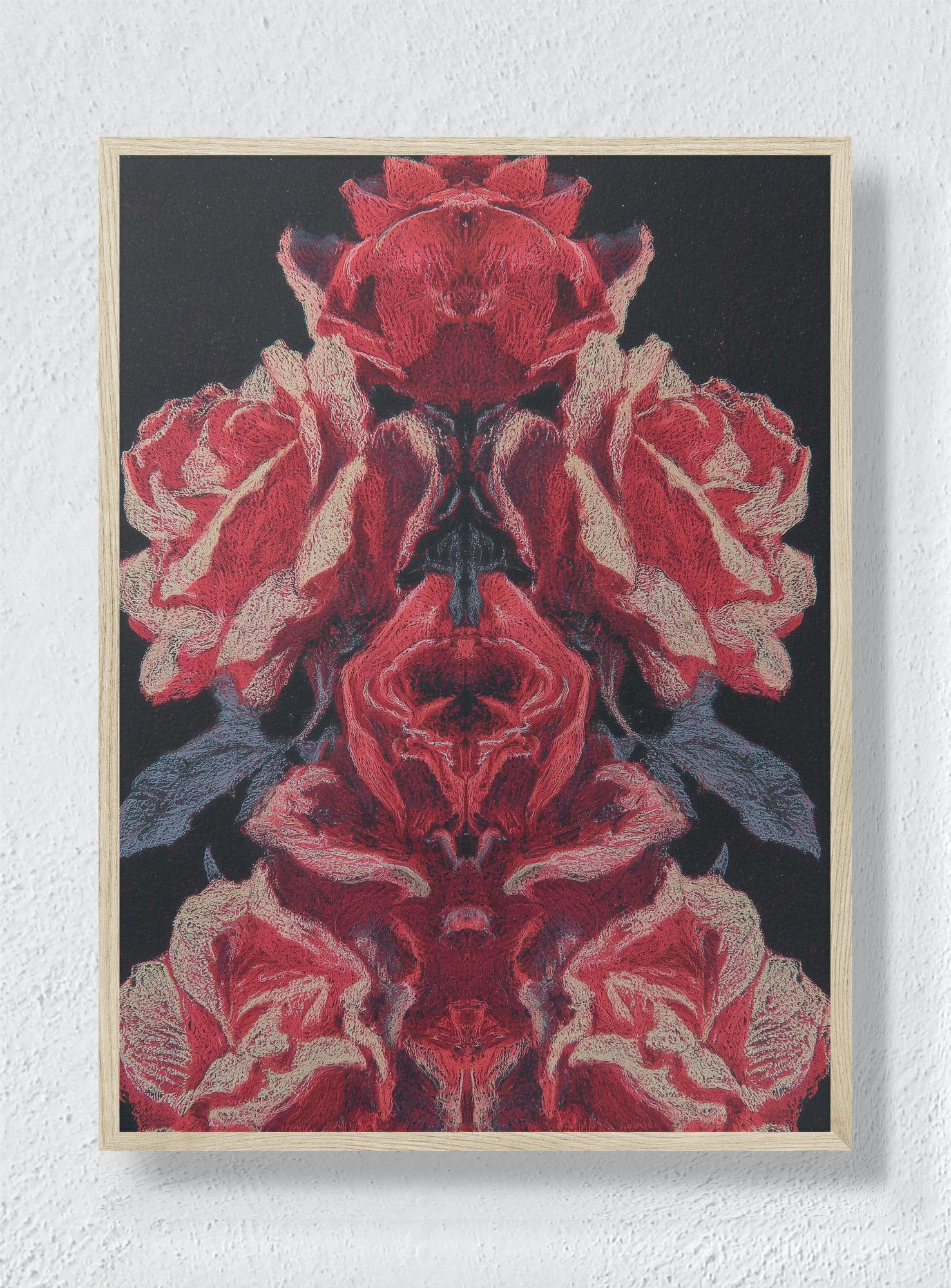 THE RED ORACLE - Natural Frame