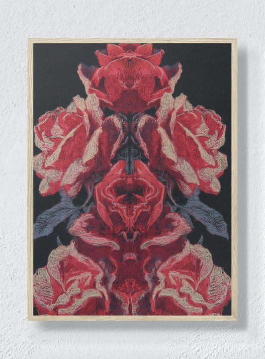 THE RED ORACLE - Natural Frame