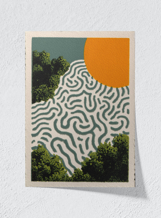 SPHERES AND UNFINISHED LANGUAGE - Unframed