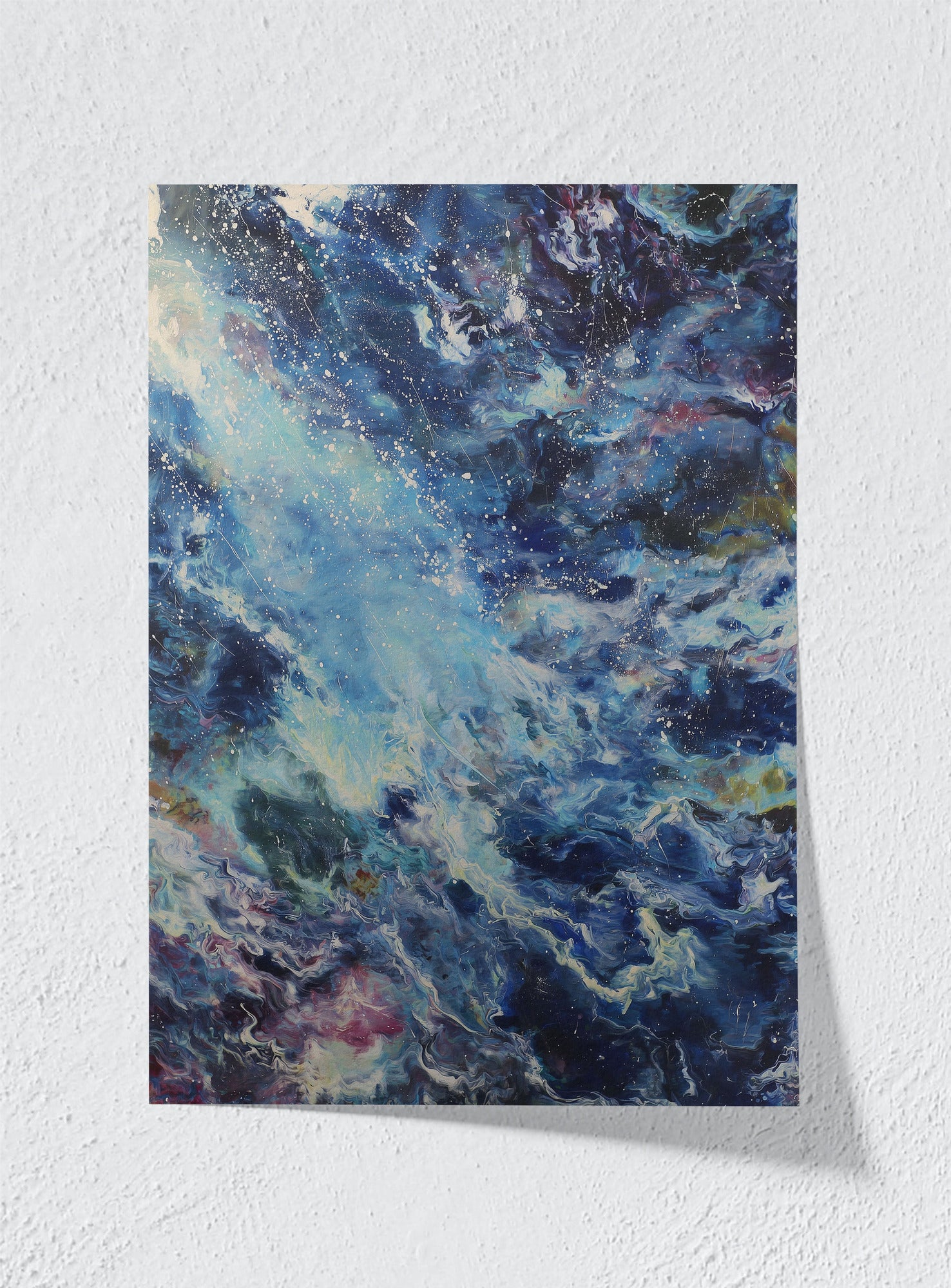 A COLLAPSE OF LIGHT INTO WATER - Unframed
