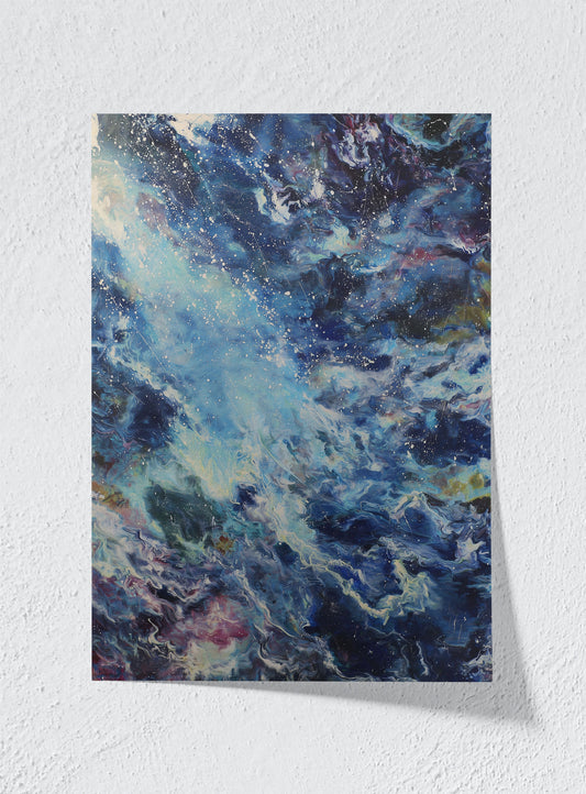 A COLLAPSE OF LIGHT INTO WATER - Unframed