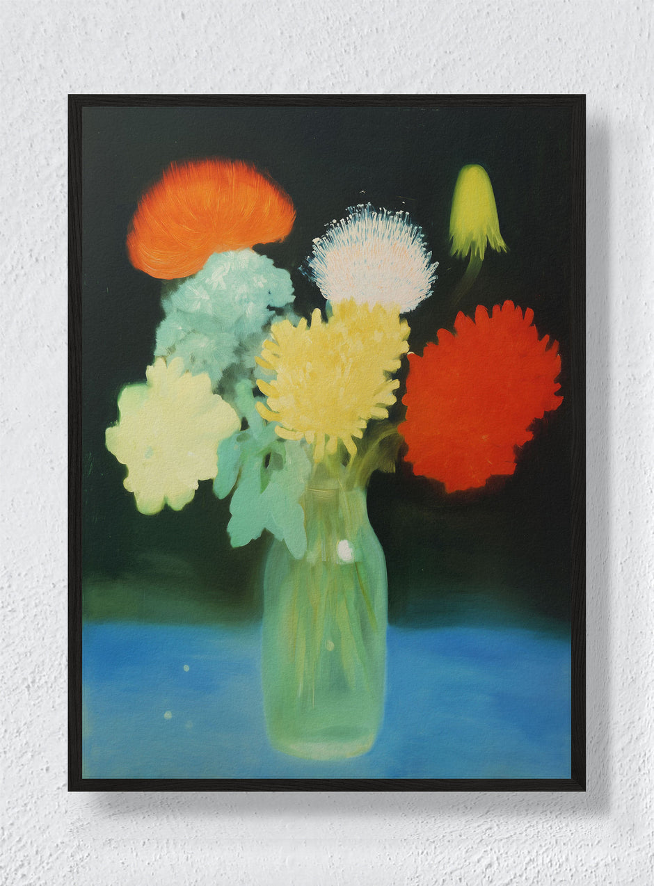 THE UNTRANSLATED FLOWERS - Black Frame