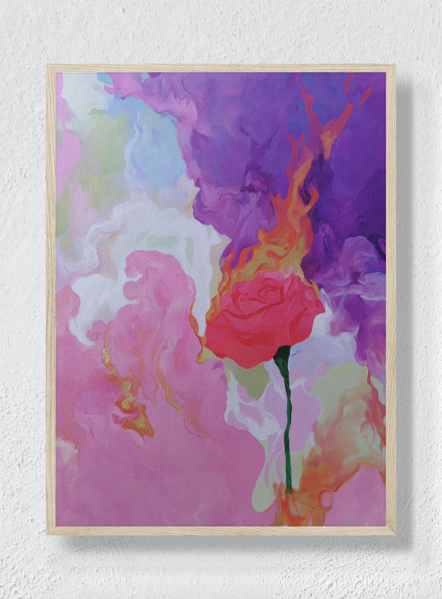 EMBER FLOWER - Natural Frame
