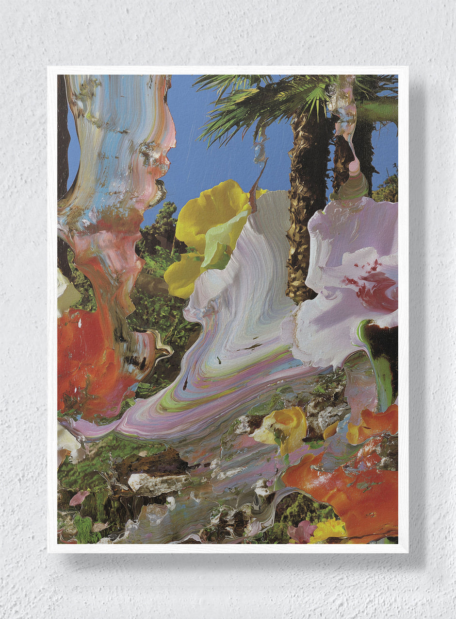 WHERE LANDSCAPES LOSE FORM - White Frame
