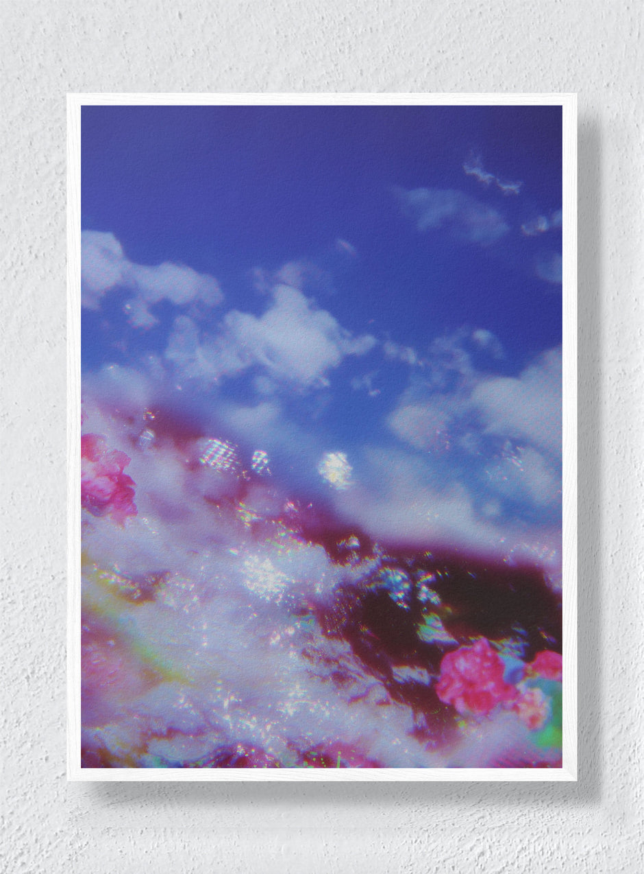 ATMOSPHERE IN A HALF-DREAM - White Frame