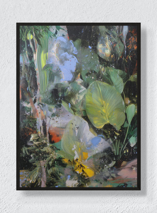 THE GARDEN AFTER RAIN - Black Frame