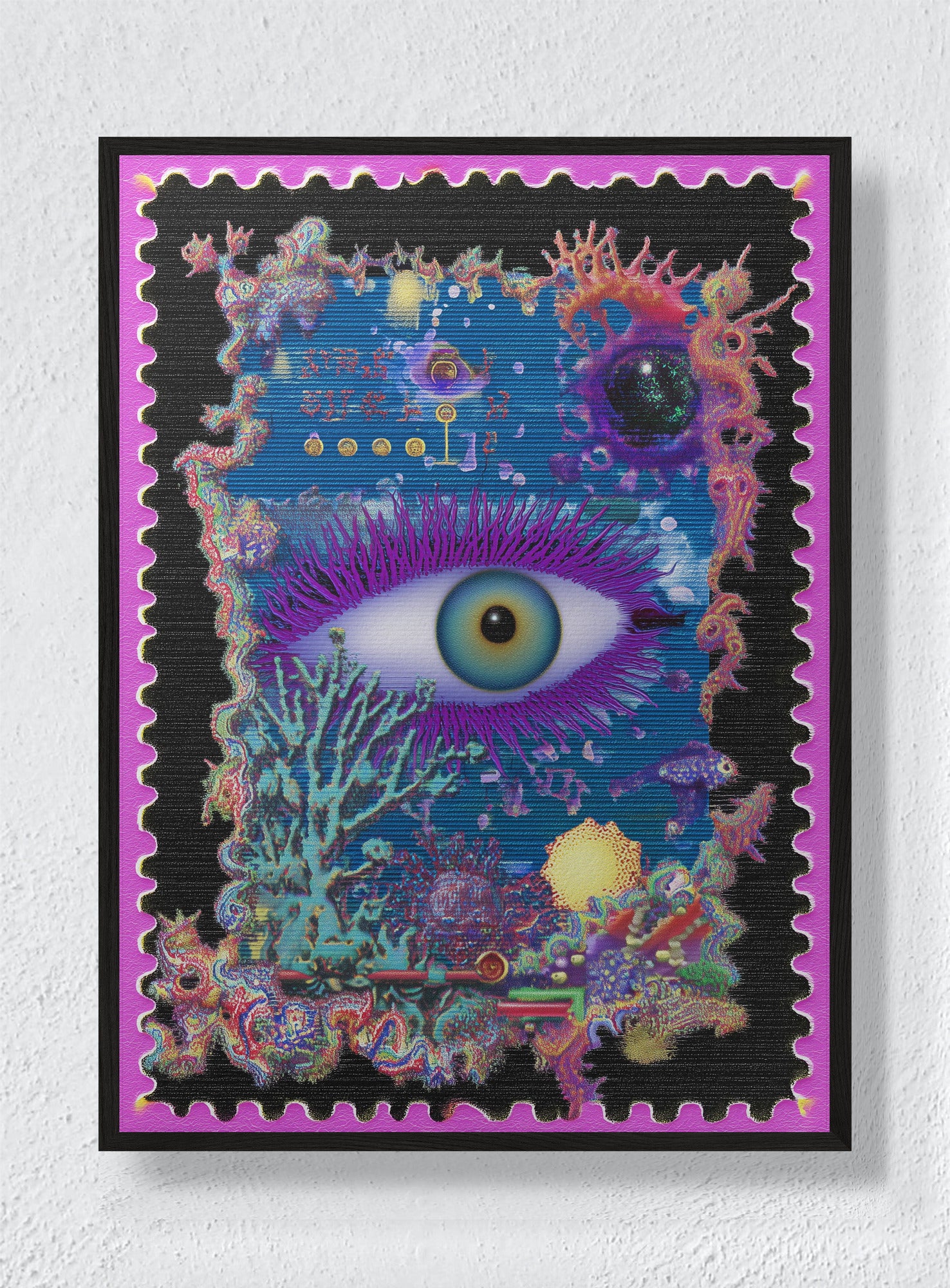 THE EYE THAT DRANK THE OCEAN - Black Frame