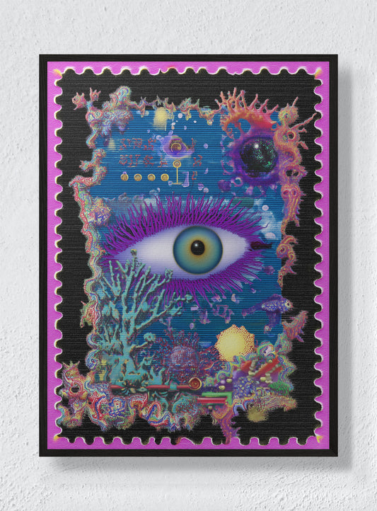 THE EYE THAT DRANK THE OCEAN - Black Frame