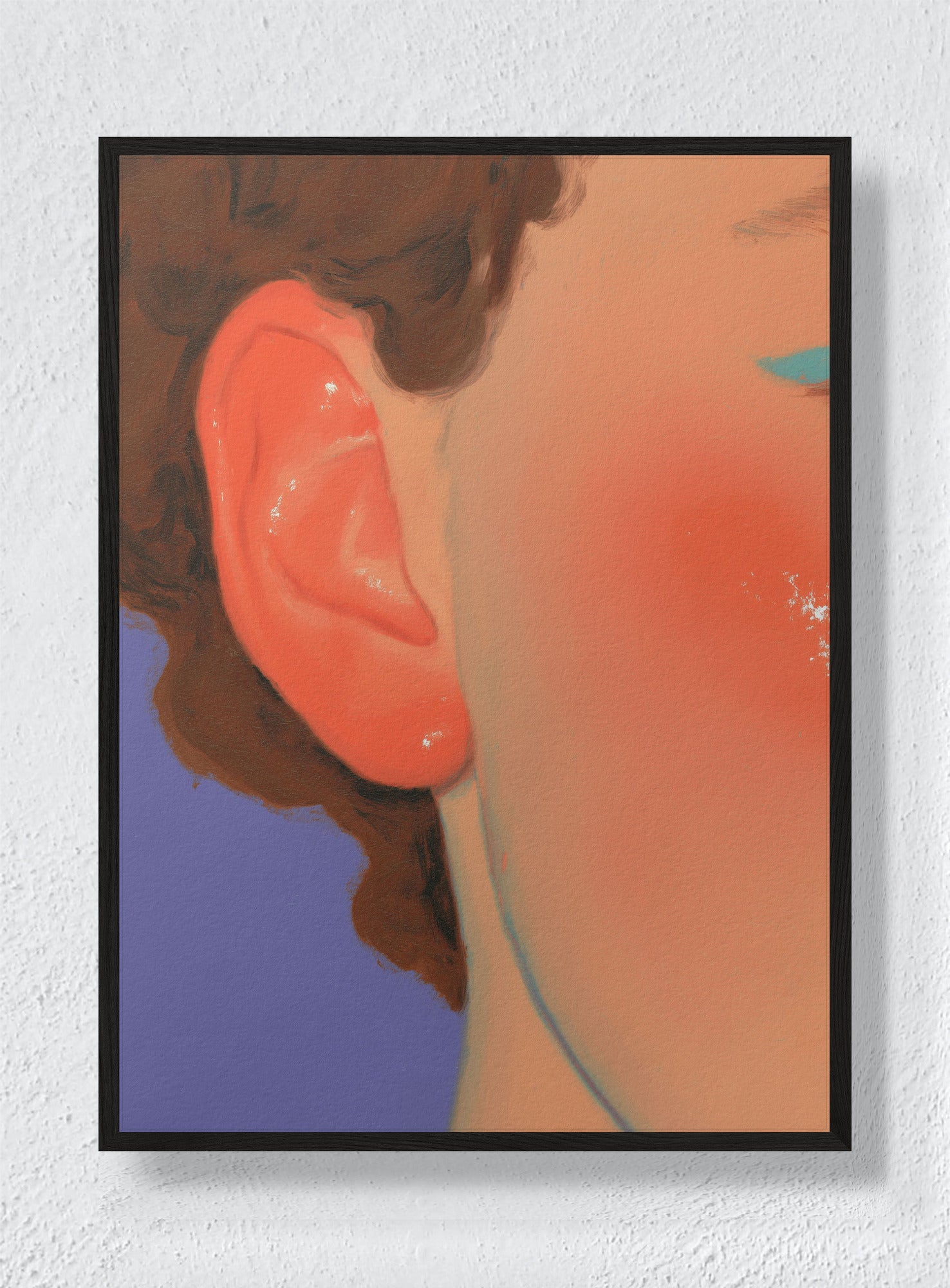 PORTRAIT OF A PRIVATE DETAIL - Black Frame
