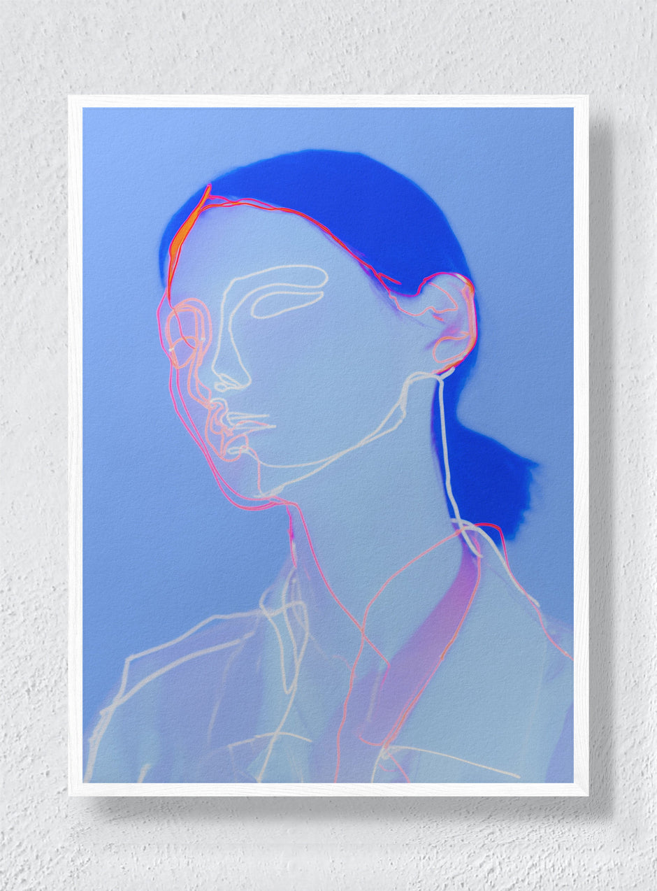 THE SELF IN LOW VOLTAGE - White Frame