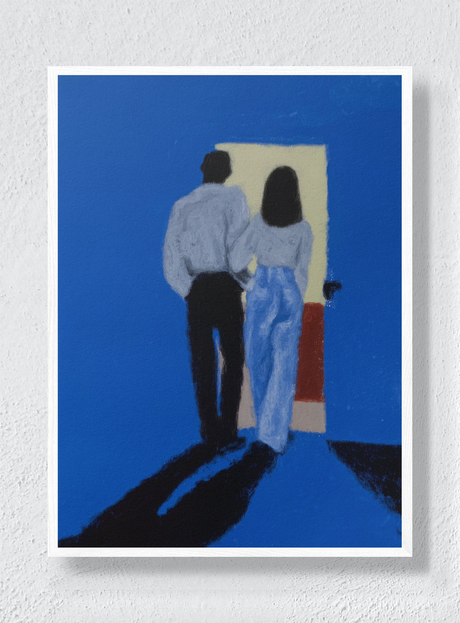 THE DOORWAY MOMENT - White Frame
