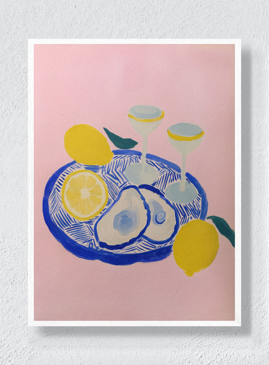 STILL LIFE WITH SHARP NOTES - White Frame